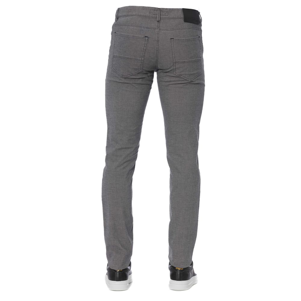 Сірі бавовняні чоловічі штани Trussardi Jeans