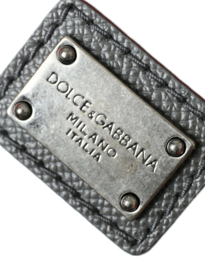Елегантний червоний нейлоновий шкіряний рюкзак Dolce &amp; Gabbana