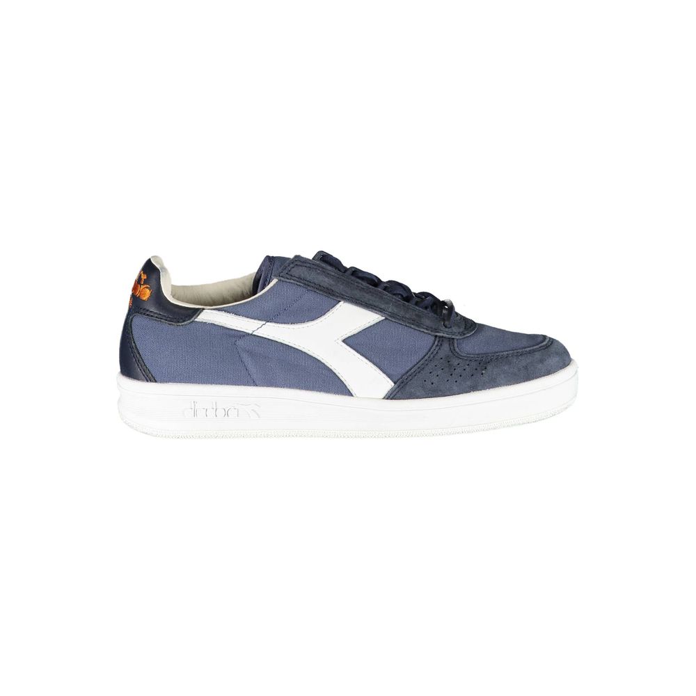 Сині контрастні кросівки Diadora Chic на шнурівці