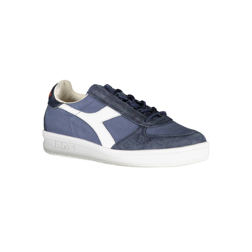 Сині контрастні кросівки Diadora Chic на шнурівці