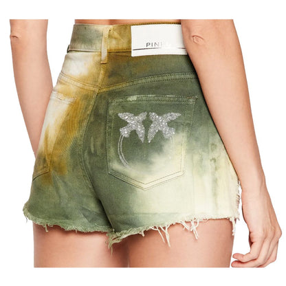 Жіночі короткі бавовняні зелені PINKO
