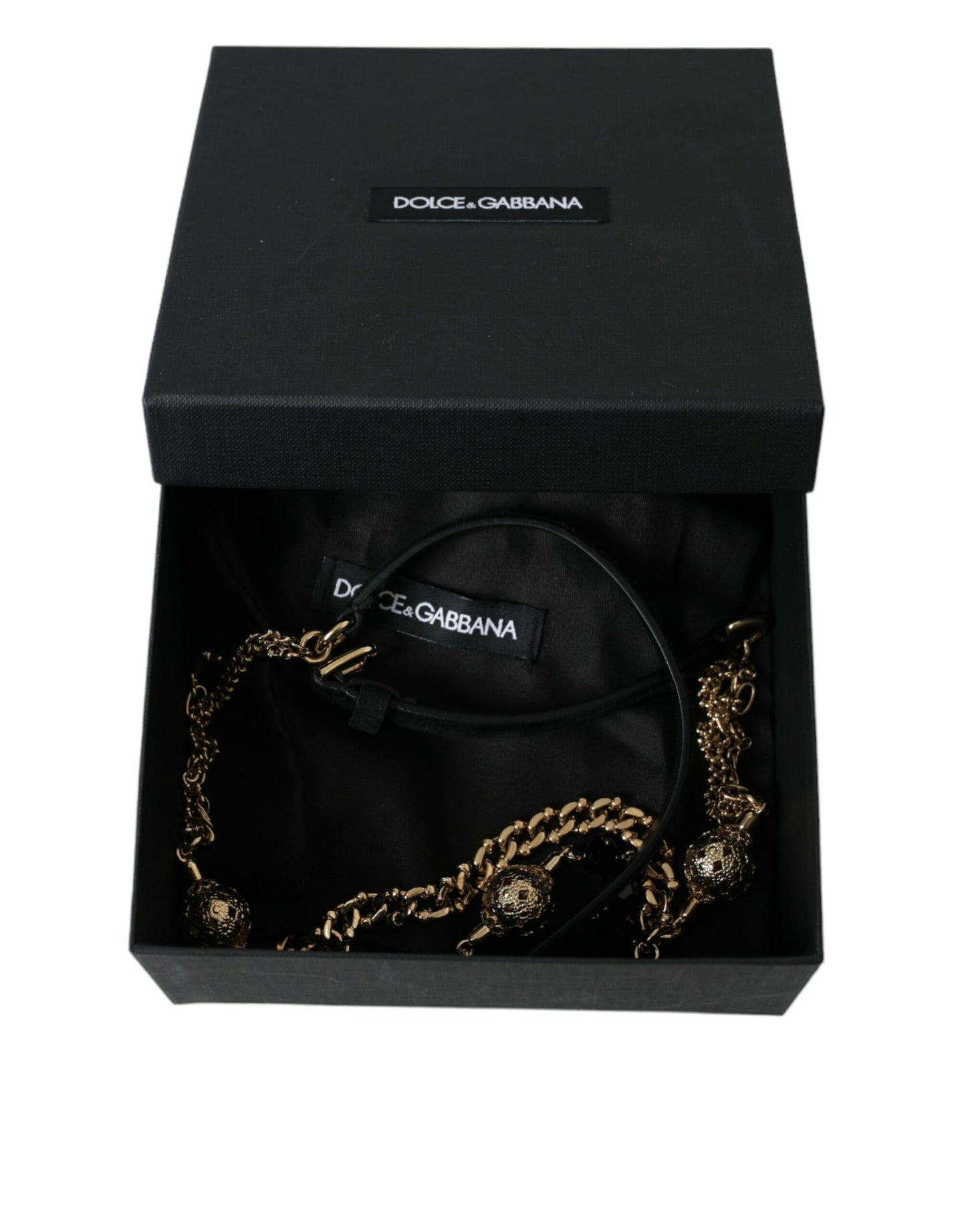 Елегантний шкіряний пояс Dolce &amp; Gabbana Crystal Bounce