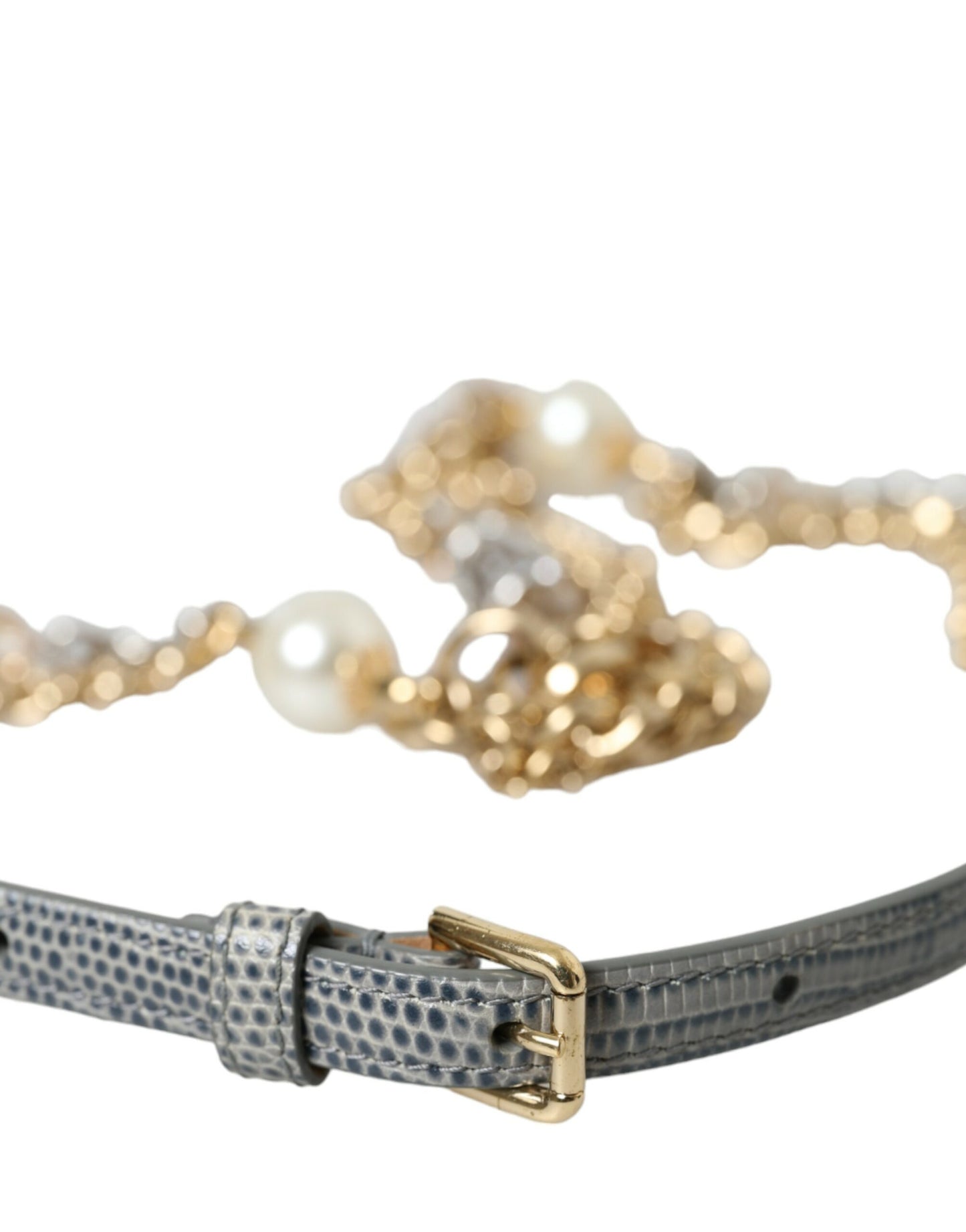 Елегантний поясний пояс Dolce &amp; Gabbana Crystal Bounce
