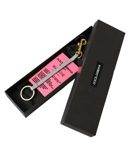 Чохол-тримач для ключів Dolce &amp; Gabbana Chic Trifold Gold &amp; Pink