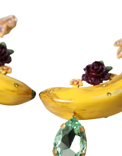 Шикарні висячі сережки-банани Dolce &amp; Gabbana