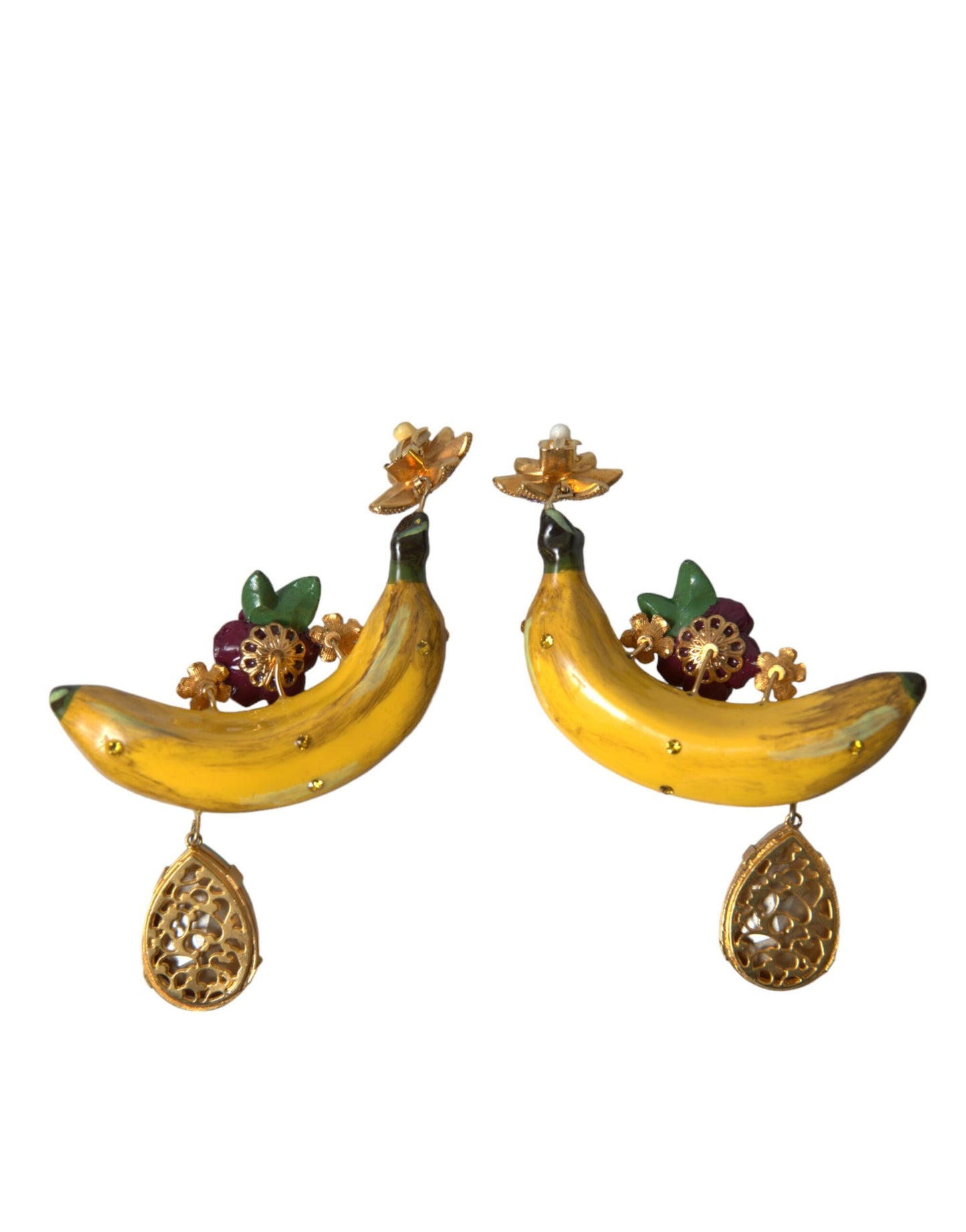 Шикарні висячі сережки-банани Dolce &amp; Gabbana