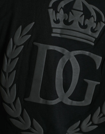 Елегантна бавовняна футболка Dolce &amp; Gabbana з тисненим логотипом