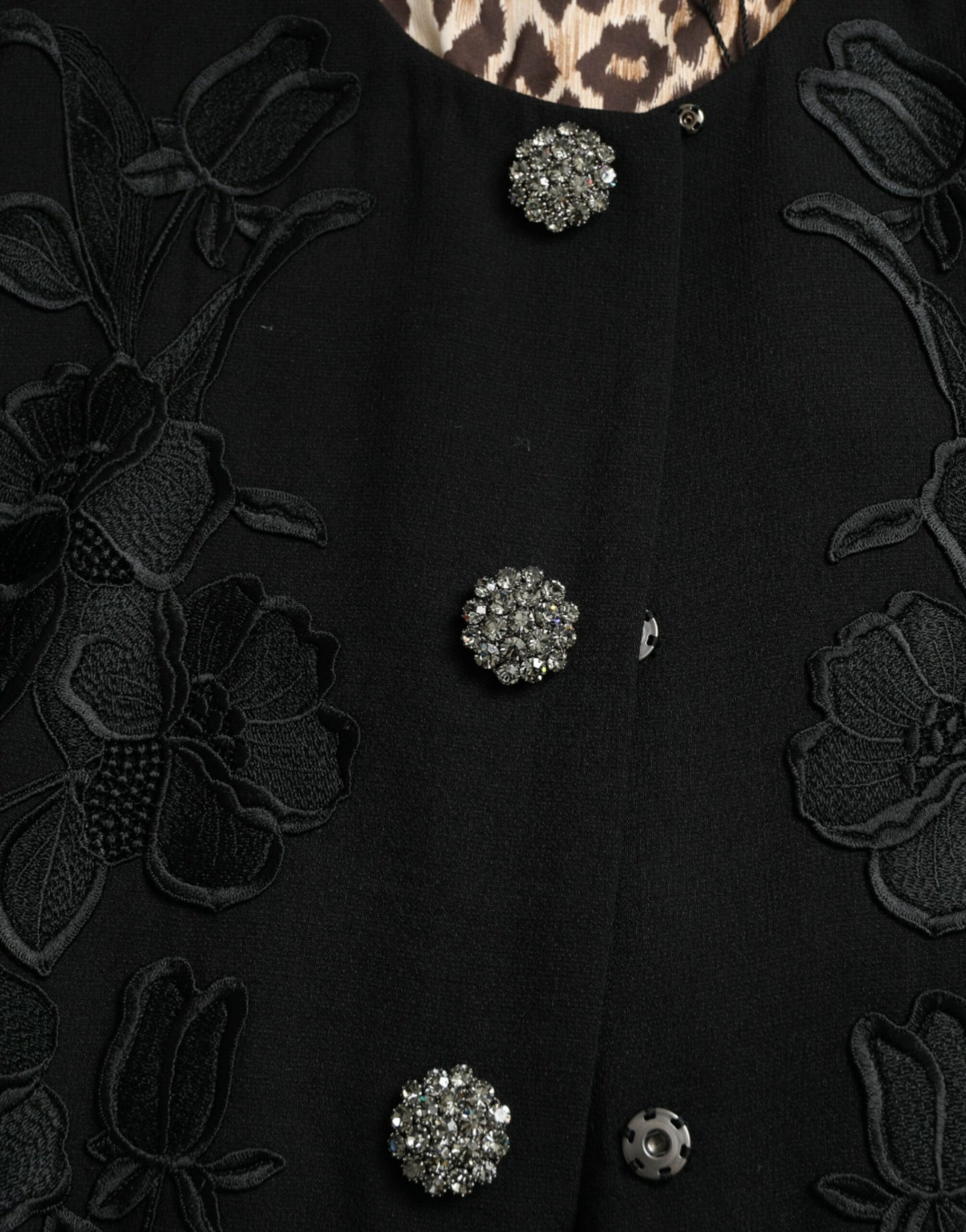 Елегантний вовняний тренч Dolce &amp; Gabbana з квітковими ґудзиками