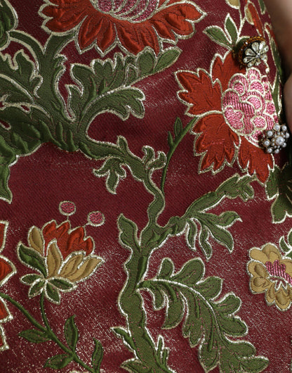 Міні-спідниця Dolce &amp; Gabbana з квітковим квітковим кольором