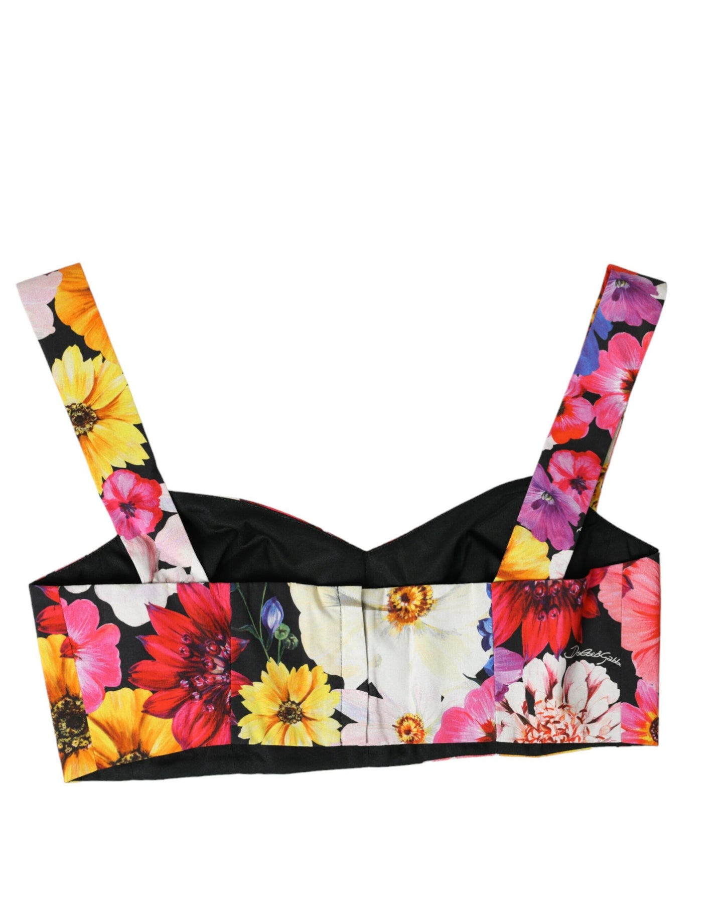 Вишуканий укорочений бюстьє Dolce &amp; Gabbana з квітковим малюнком