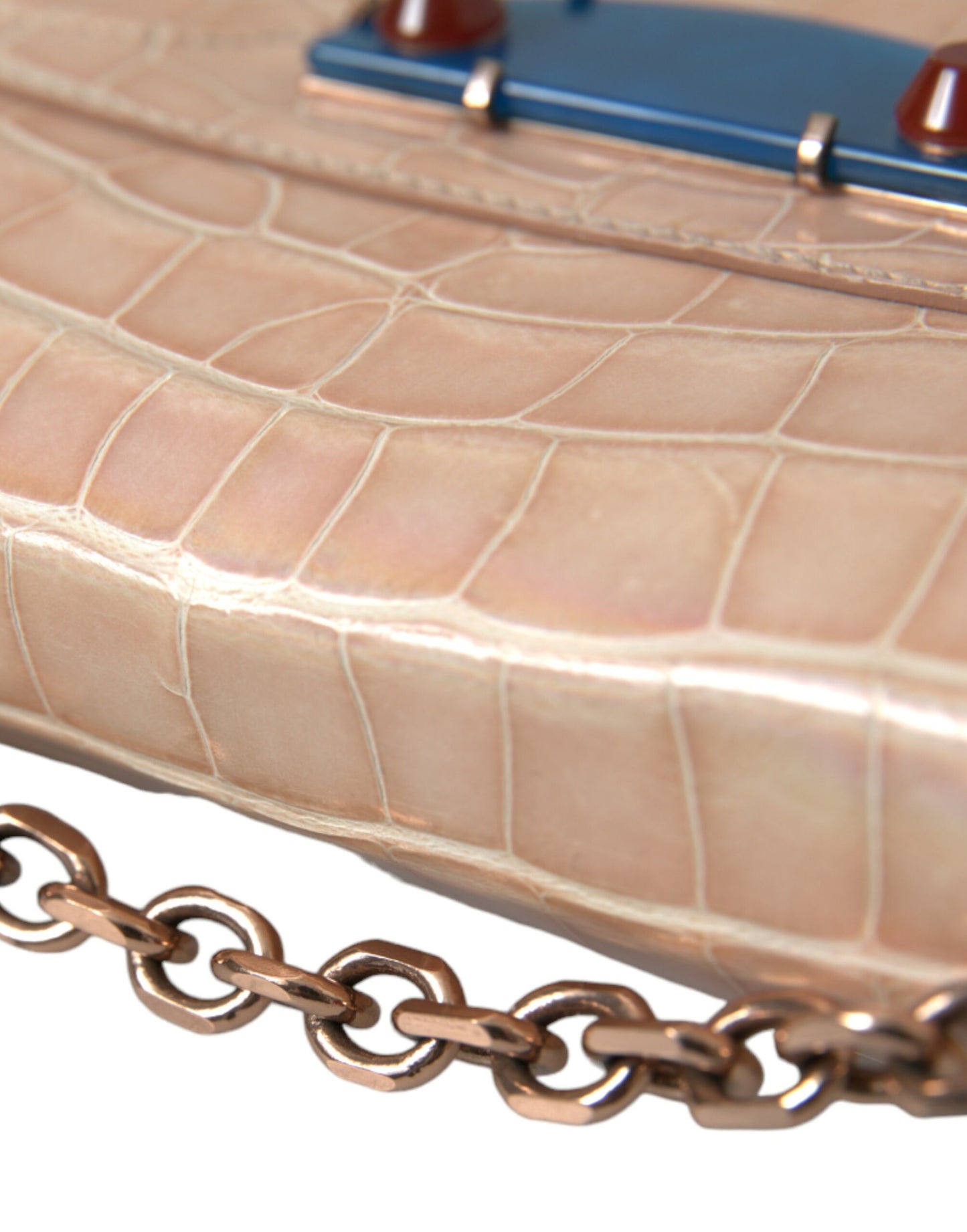 Бежевий клатч Balenciaga Elegant Mini Chain для вечірньої елегантності
