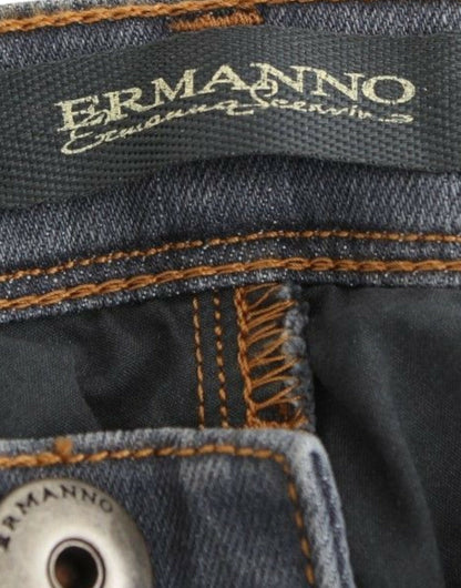 Шикарні сірі вузькі джинси Ermanno Scervino Chic