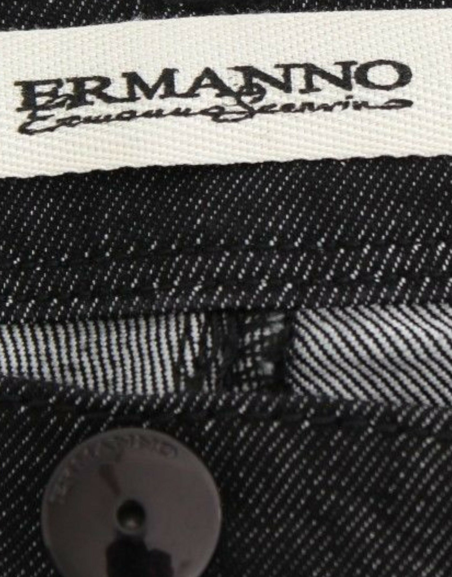 Чорні вузькі джинси Ermanno Scervino Chic - елегантні та тонкі