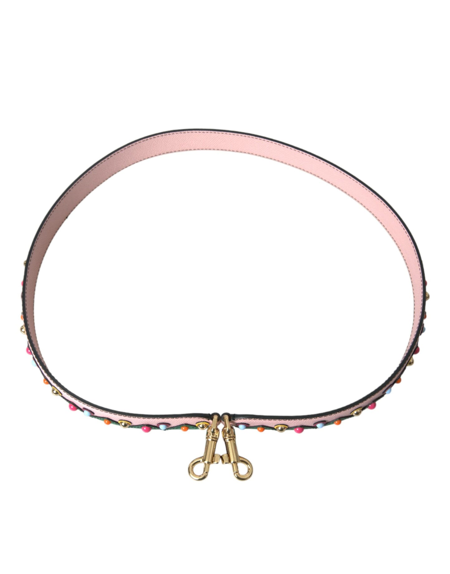 Рожева шкіряна сумочка Dolce &amp; Gabbana, аксесуар через плече