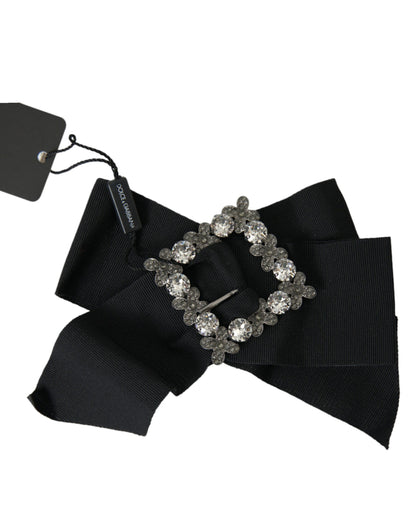 Заколка для волосся Dolce &amp; Gabbana Black Swarovski Crystal Embellished