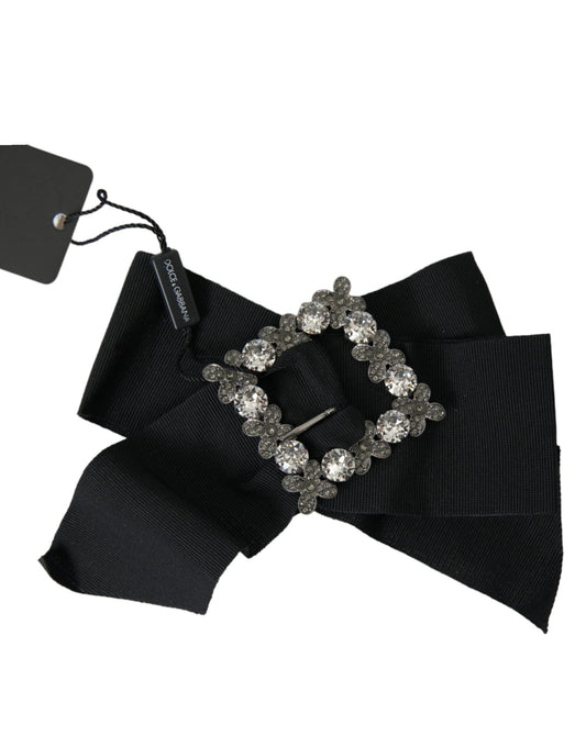 Заколка для волосся Dolce &amp; Gabbana Black Swarovski Crystal Embellished