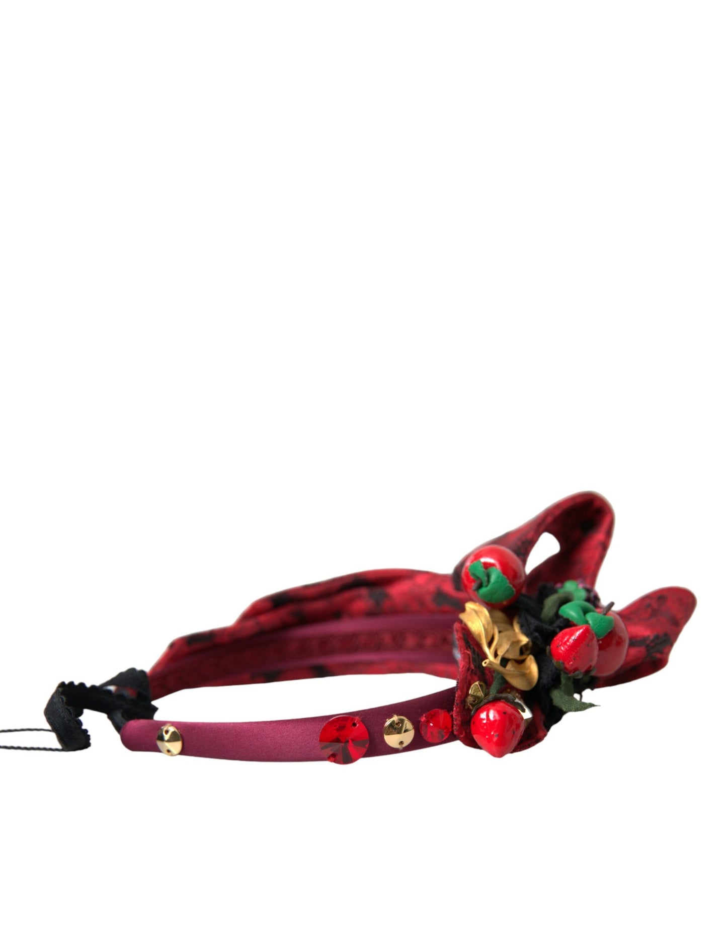 Dolce &amp; Gabbana Red Cherry Sicily, прикрашена жіноча діадема для волосся