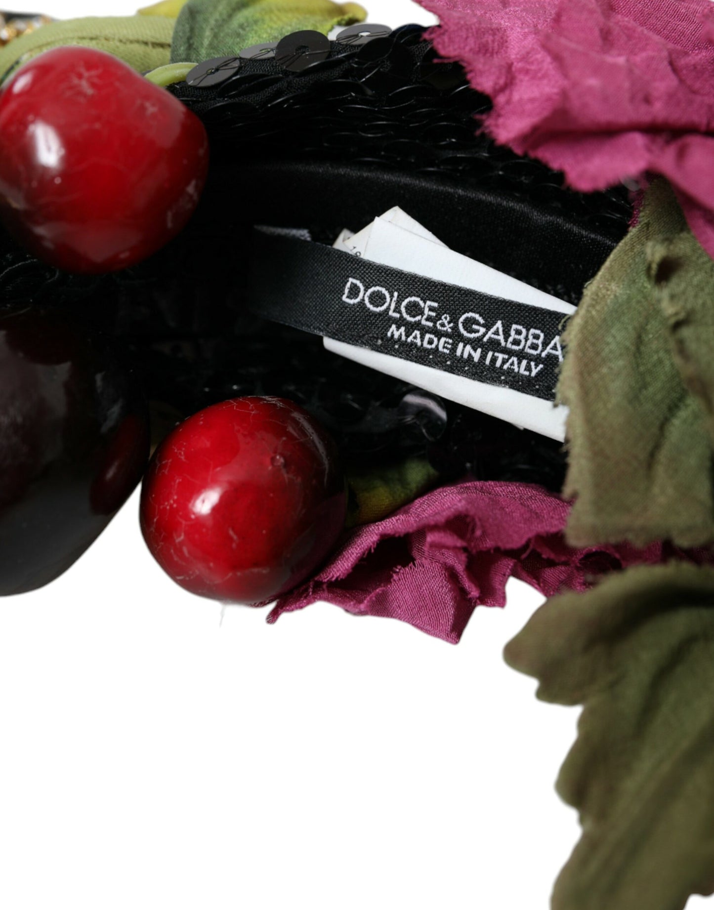 Виразна діадема Dolce &amp; Gabbana з червоним кавуном і вишневим кристалом