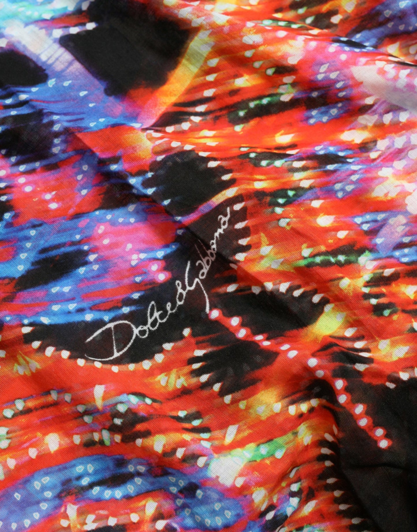 Бавовняна футболка Dolce &amp; Gabbana Multicolor Luminarie Print