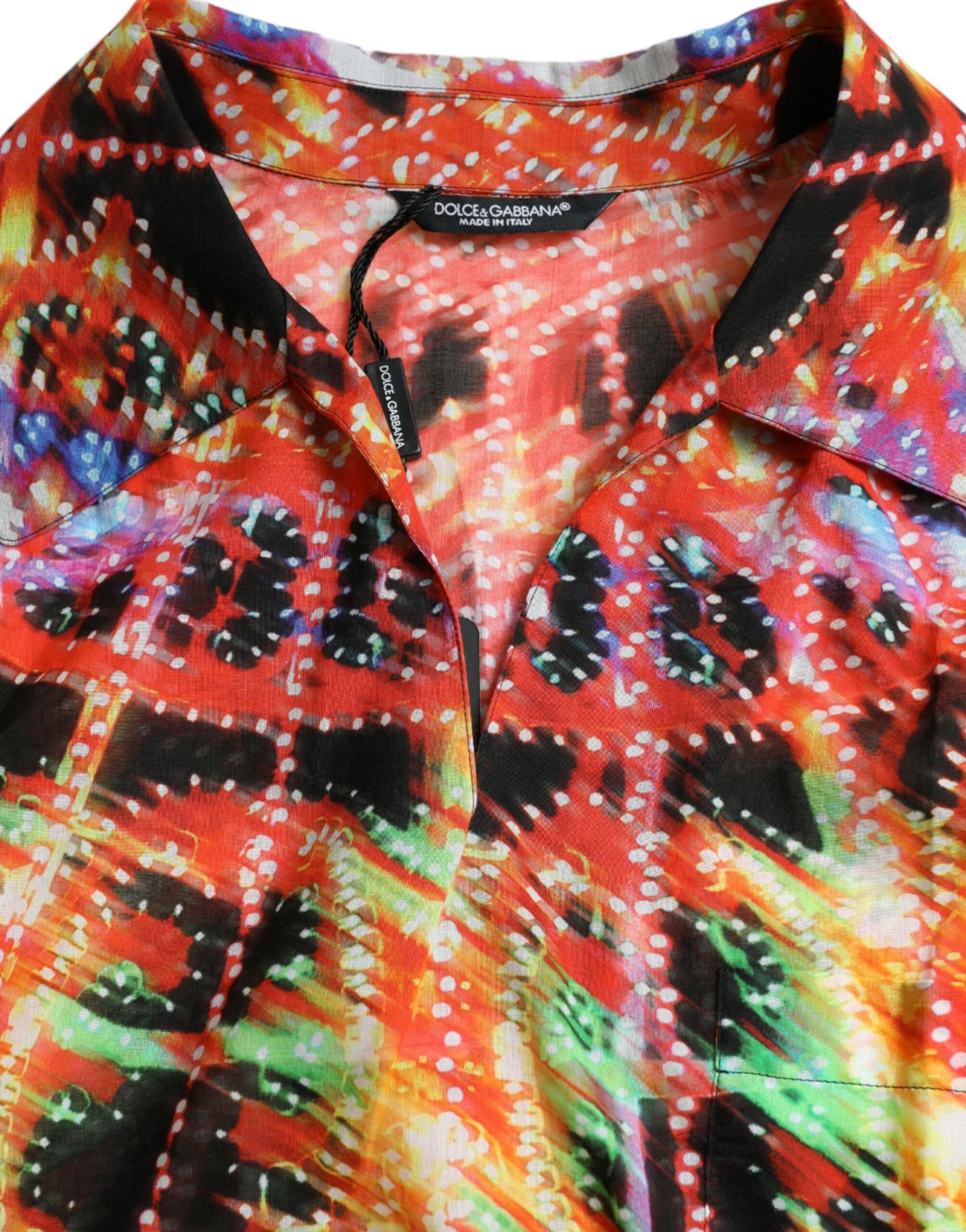 Бавовняна футболка Dolce &amp; Gabbana Multicolor Luminarie Print