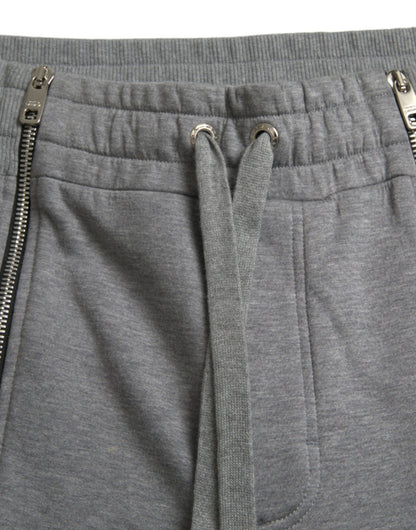 Вузькі спортивні штани Dolce &amp; Gabbana Grey Cotton Jogger