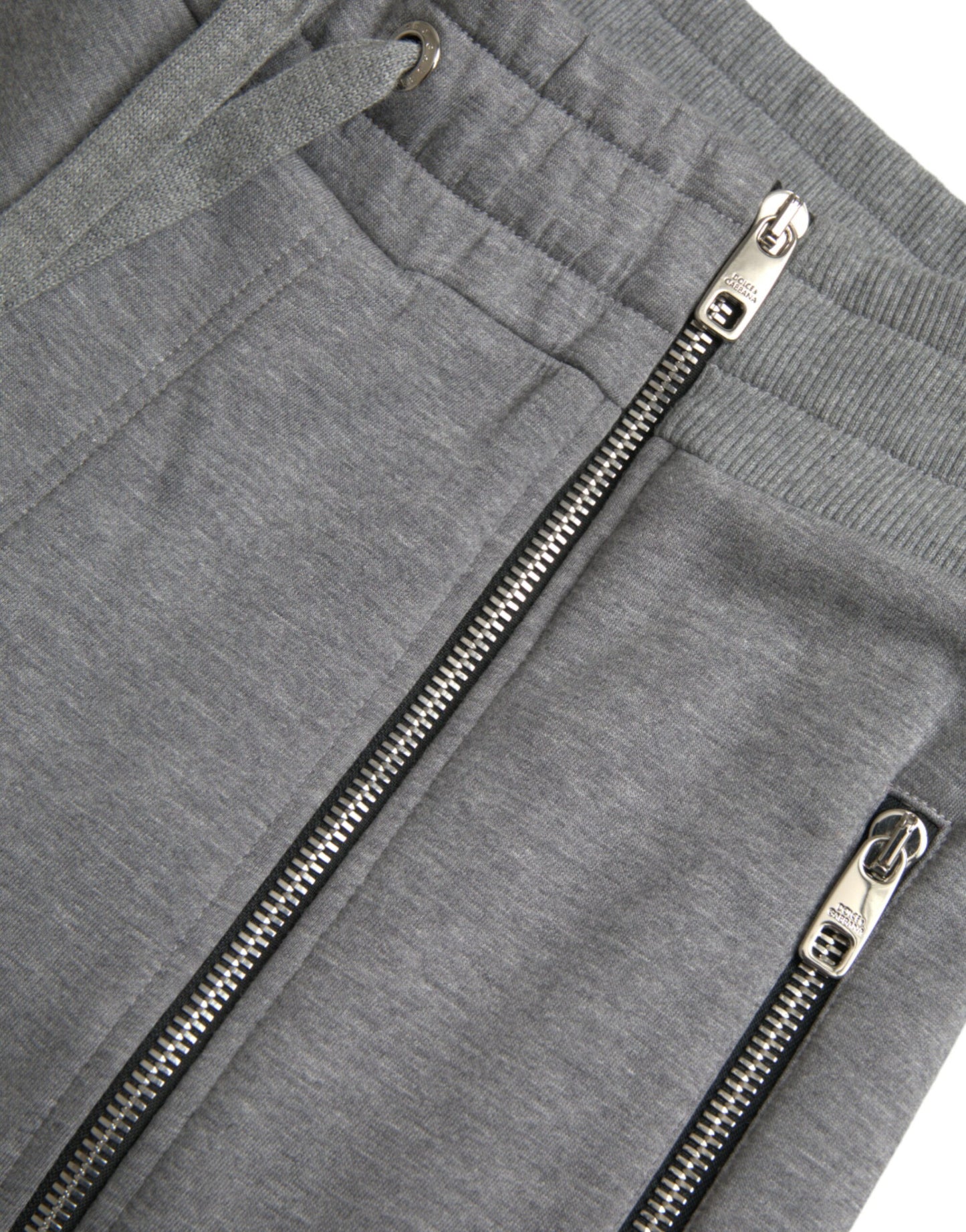 Вузькі спортивні штани Dolce &amp; Gabbana Grey Cotton Jogger