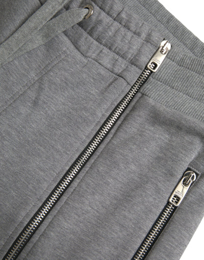 Вузькі спортивні штани Dolce &amp; Gabbana Grey Cotton Jogger
