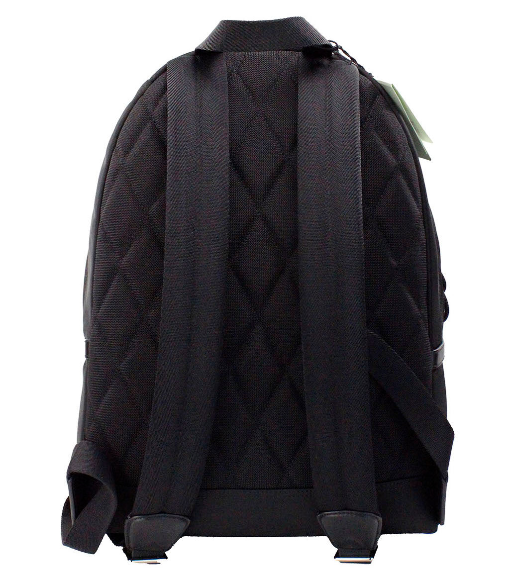 Чорний нейлоновий рюкзак Burberry Abbeydale на плече