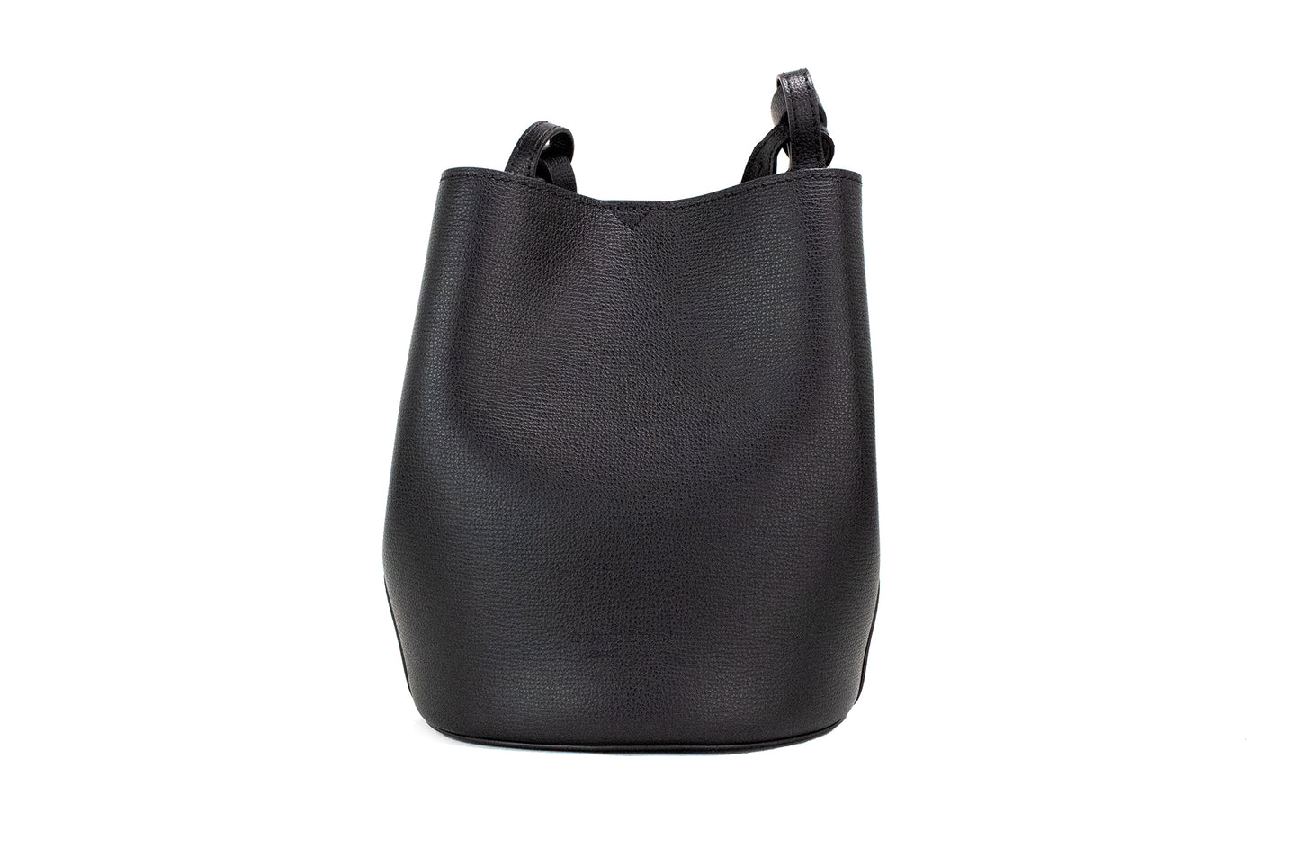 Маленька чорна сумочка Burberry Lorne у клітці Pebble Leather Bucket