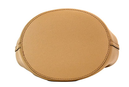 Гаманець Burberry Lorne Small Camel Haymarket Pebble Leather Bucket