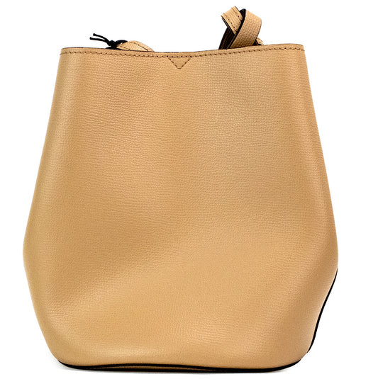 Гаманець Burberry Lorne Small Camel Haymarket Pebble Leather Bucket