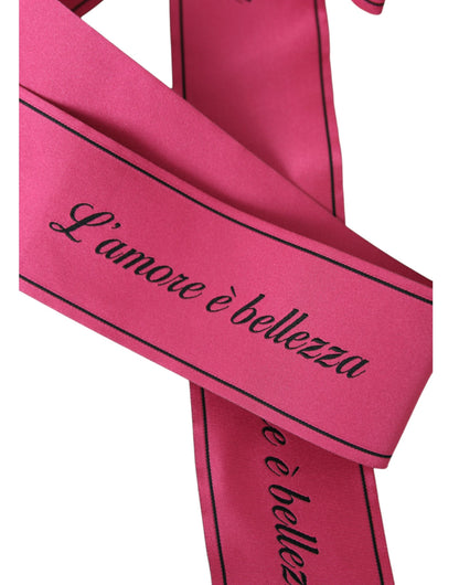 Рожевий пояс Dolce &amp; Gabbana L'Amore E'Bellezza