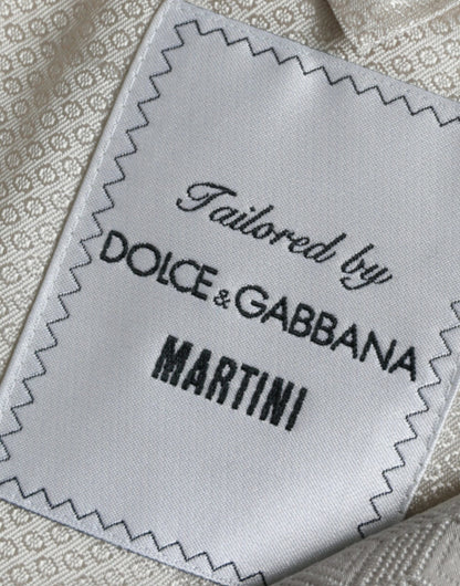 Бежевий однобортний піджак Dolce &amp; Gabbana MARTINI