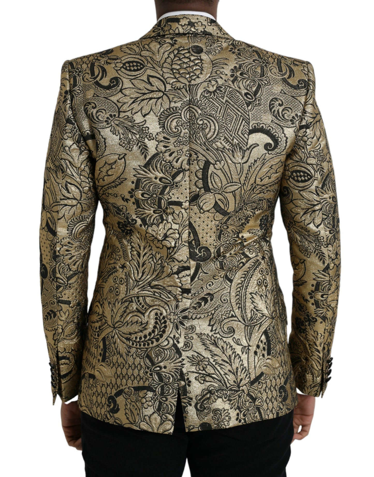 Жакардовий однобортний піджак Dolce &amp; Gabbana Gold SICILIA