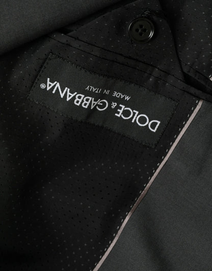 Однобортний піджак Dolce &amp; Gabbana Grey Wool Peak