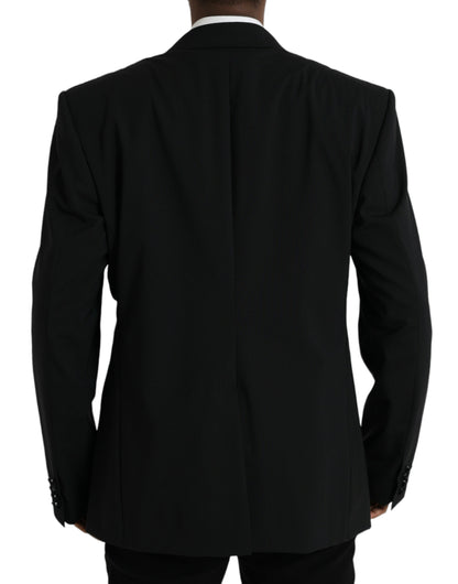 Однобортне пальто Dolce &amp; Gabbana Black SICILIA