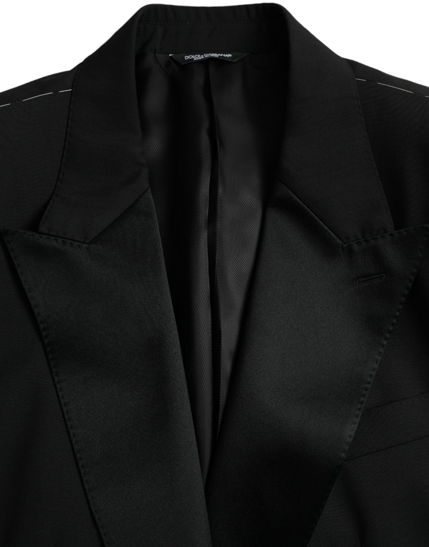 Однобортне пальто Dolce &amp; Gabbana Black SICILIA