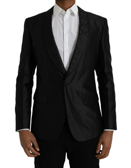 Однобортний піджак Dolce &amp; Gabbana Black MARTINI