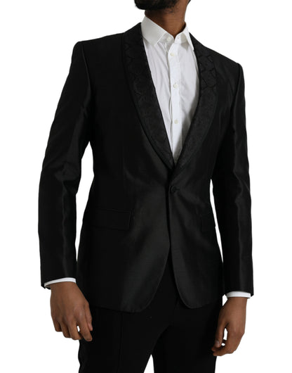Однобортний піджак Dolce &amp; Gabbana Black MARTINI