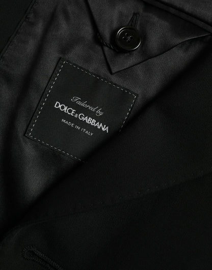 Однобортний піджак Dolce &amp; Gabbana Black Wool Peak