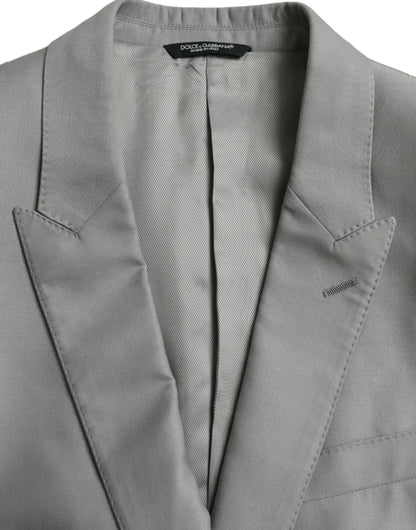 Однобортний піджак Dolce &amp; Gabbana Grey Wool Peak