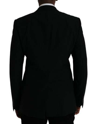 Однобортний піджак Dolce &amp; Gabbana Black Crown Bee MARTINI