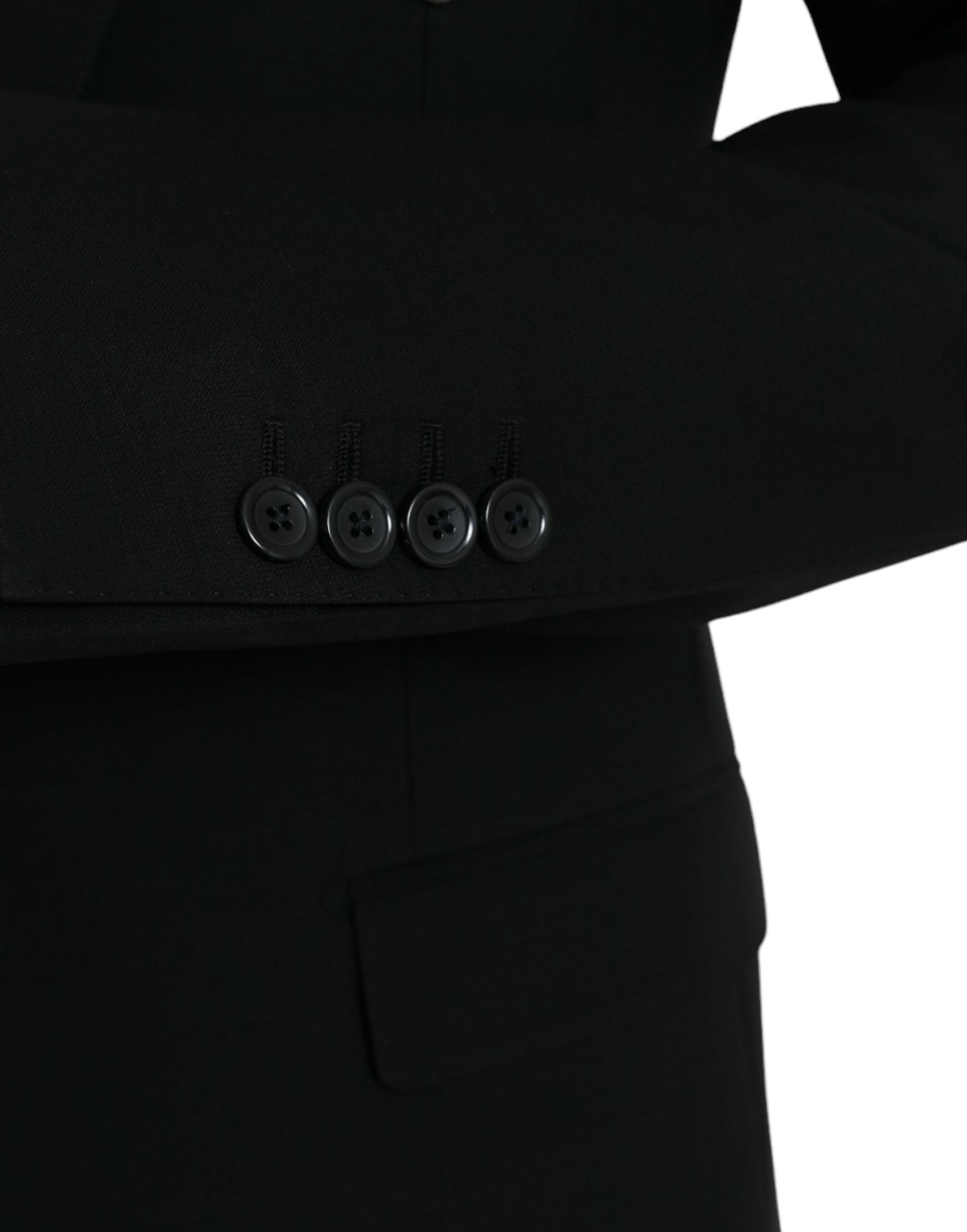 Однобортний піджак Dolce &amp; Gabbana Black Crown Bee MARTINI