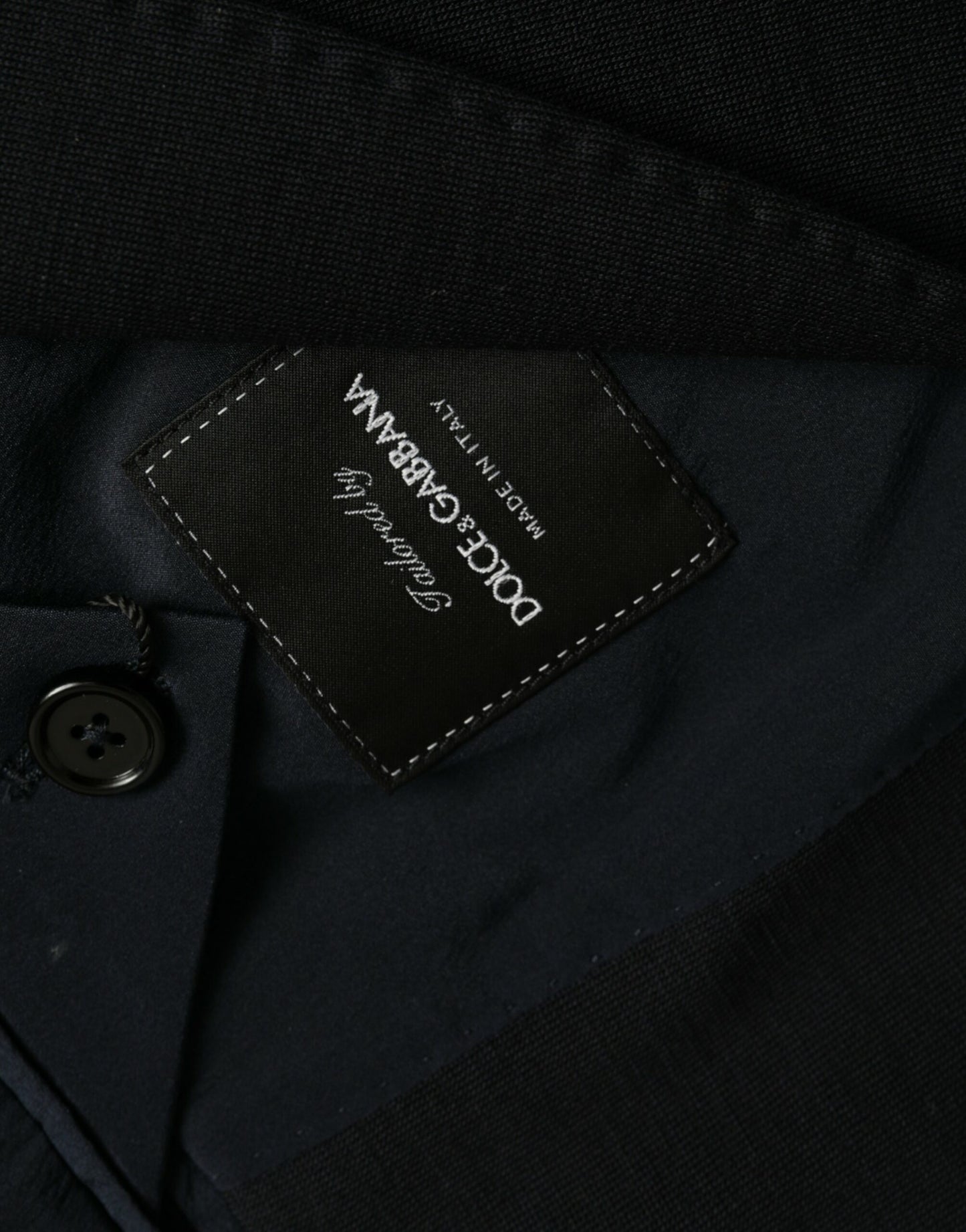 Чорний вовняний однобортний піджак Dolce &amp; Gabbana