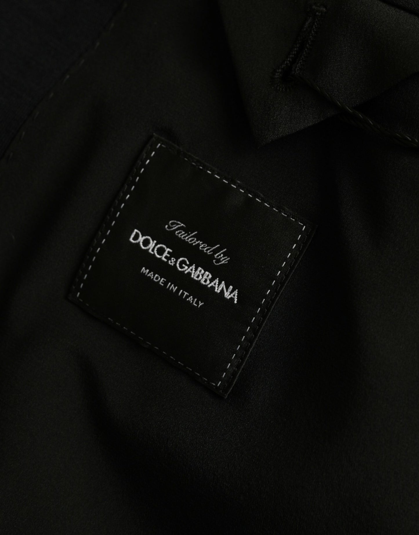 Чорний вовняний однобортний піджак Dolce &amp; Gabbana