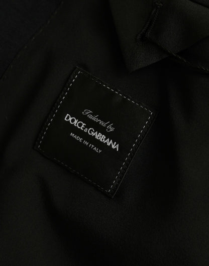 Чорний вовняний однобортний піджак Dolce &amp; Gabbana
