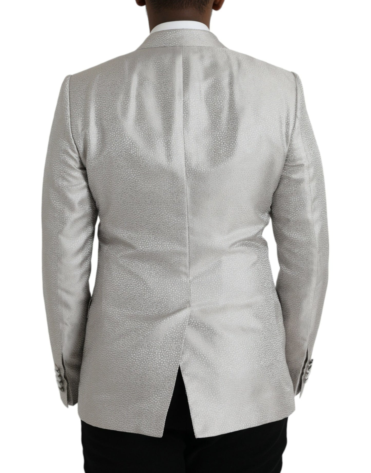 Двобортний піджак Dolce &amp; Gabbana Off White MARTINI