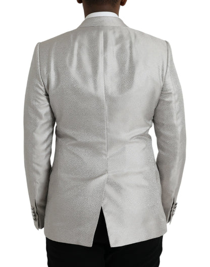 Двобортний піджак Dolce &amp; Gabbana Off White MARTINI