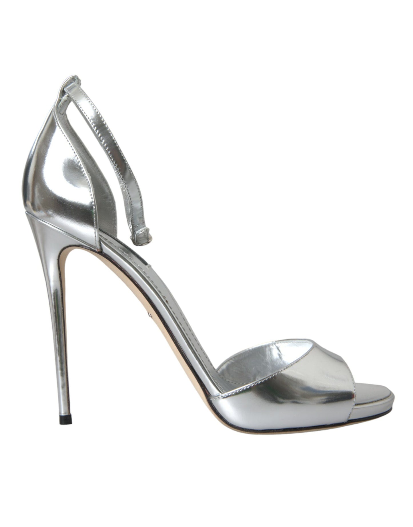 Шкіряні босоніжки Dolce &amp; Gabbana KEIRA Silver