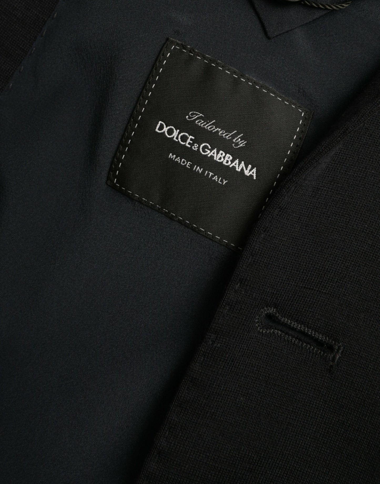 Чорний вовняний однобортний піджак Dolce &amp; Gabbana
